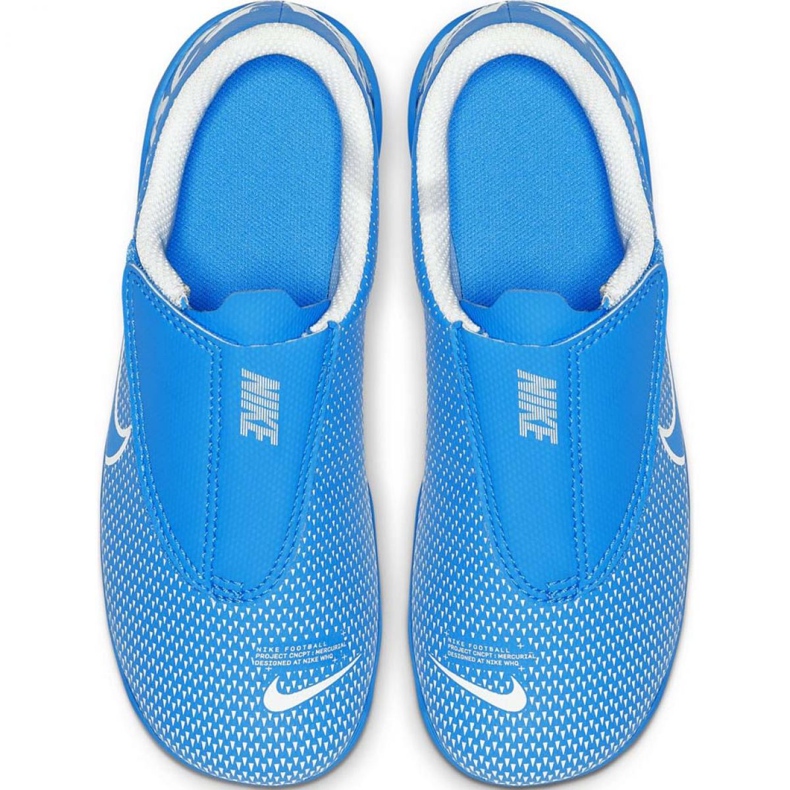 Nike Mercurial Vapor 13 Club Mg PS (V) Jr AT8162 414 chaussures de football bleu bleu 1 Nike Mercurial Vapor 13 Club Mg PS (V) Jr AT8162 414 chaussures de football bleu bleu 1