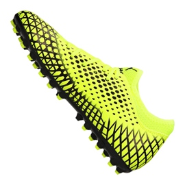 Chaussures de foot Puma Future 4.4 Mg Jr 105697-03 jaune jaune 1