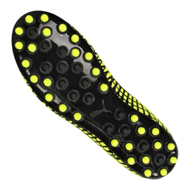 Chaussures de foot Puma Future 4.4 Mg Jr 105697-03 jaune jaune 2