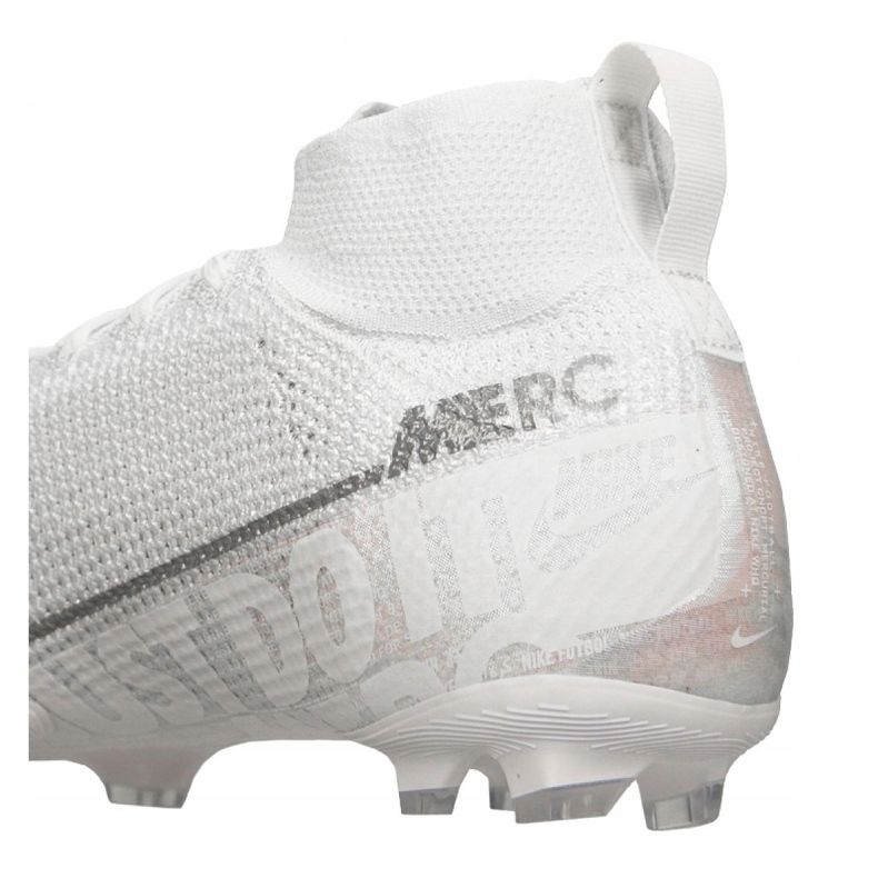 Chaussures de football Nike Superfly 7 Elite Fg Jr AT8034-100 blanche blanche 1