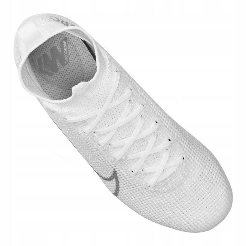 Chaussures de football Nike Superfly 7 Elite Fg Jr AT8034-100 blanc blanc 2