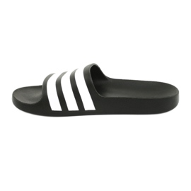 Chaussons Adidas Adilette Aqua K Jr F35556 blanc noir 2