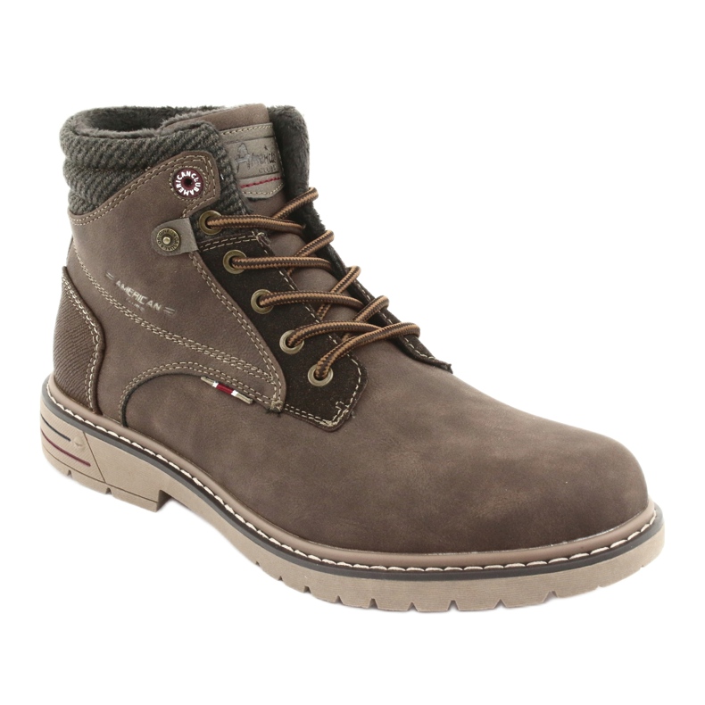 Boots homme American club RH35 marron brun 1