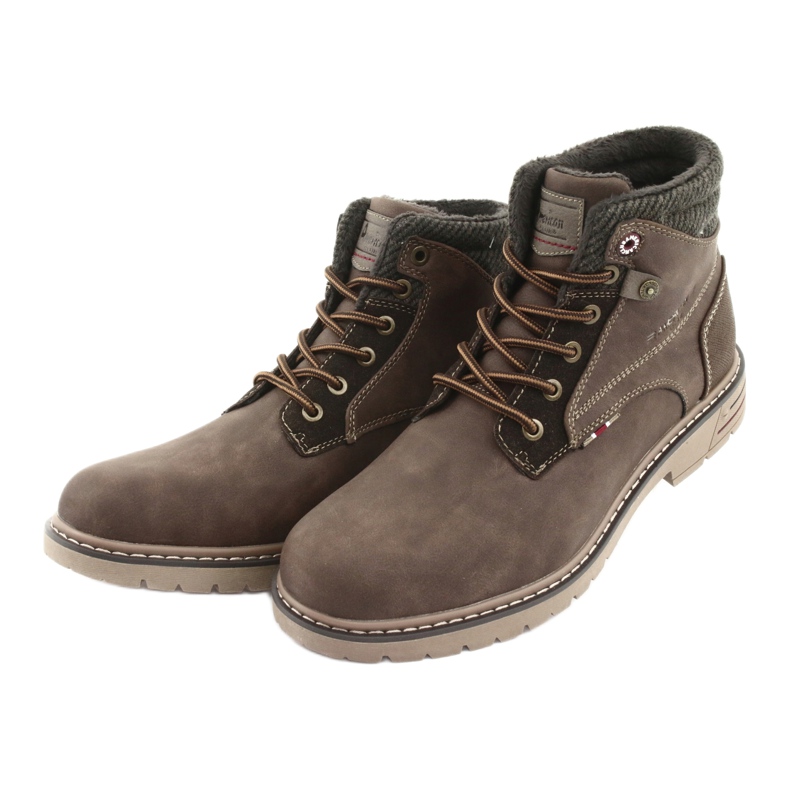 Boots homme American club RH35 marron brun 3