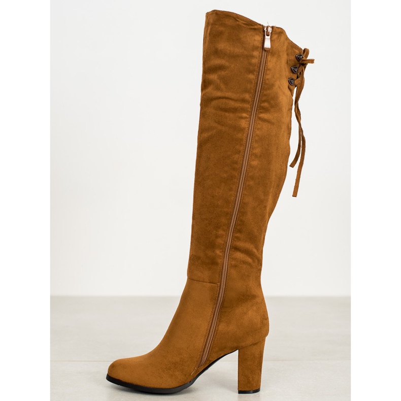 Bottines en daim VINCEZA brun 1