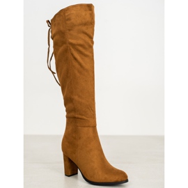 Bottines en daim VINCEZA brun 5