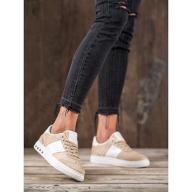 Emaks Baskets Avec Strass brun 6