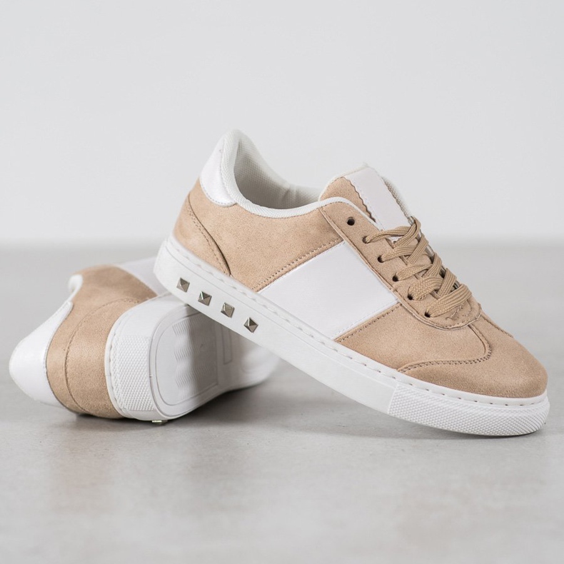 Emaks Baskets Avec Strass brun 2