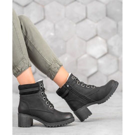 Goodin Bottes chaudes à talons hauts le noir 6