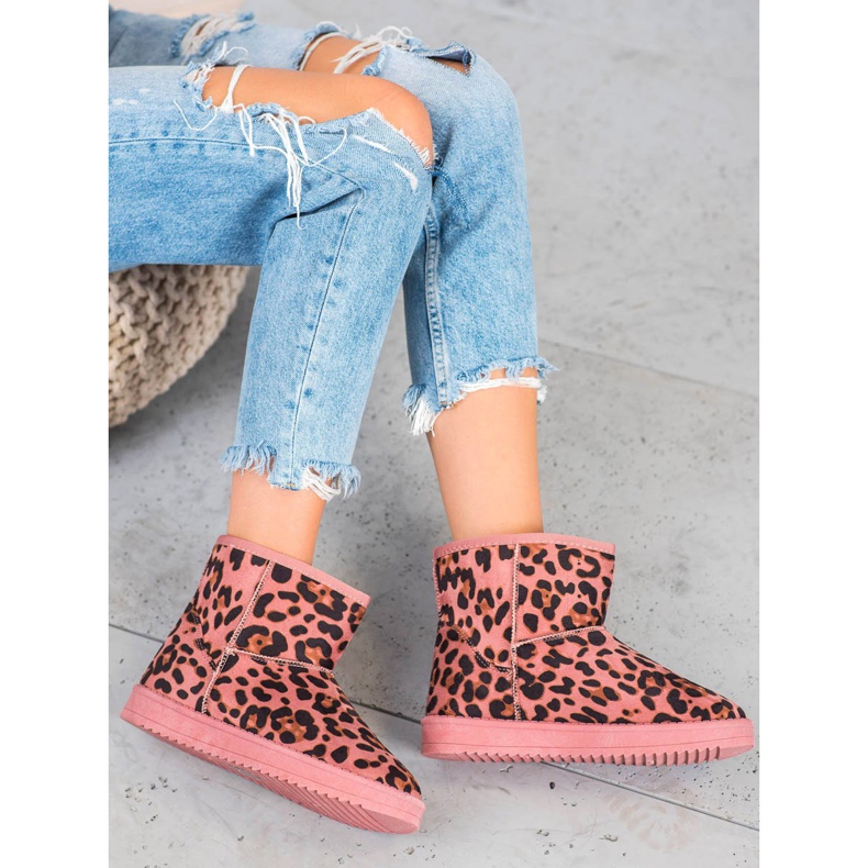 SDS Mukluki rose à pois 2 SDS Mukluki rose à pois 2