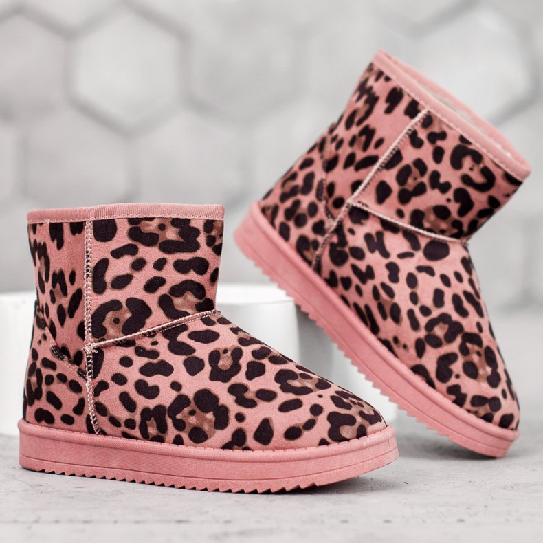 SDS Mukluki rose à pois 1 SDS Mukluki rose à pois 1