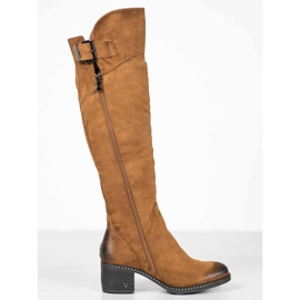 Bottines VINCEZA camel brun 3