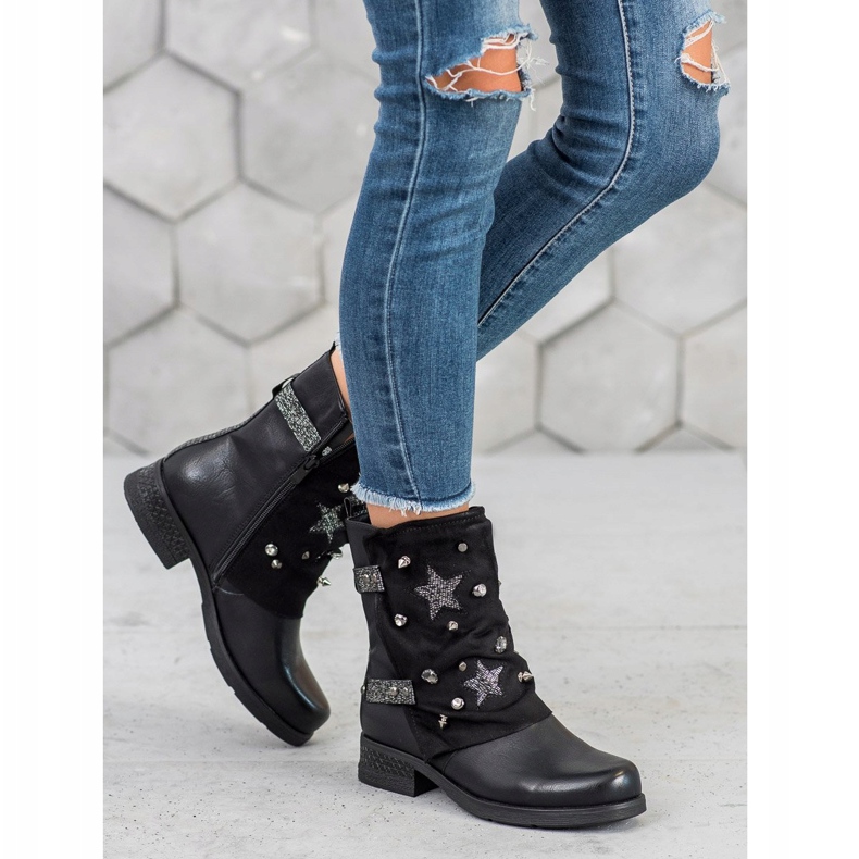 Super Mode Ouvriers décorés le noir 1