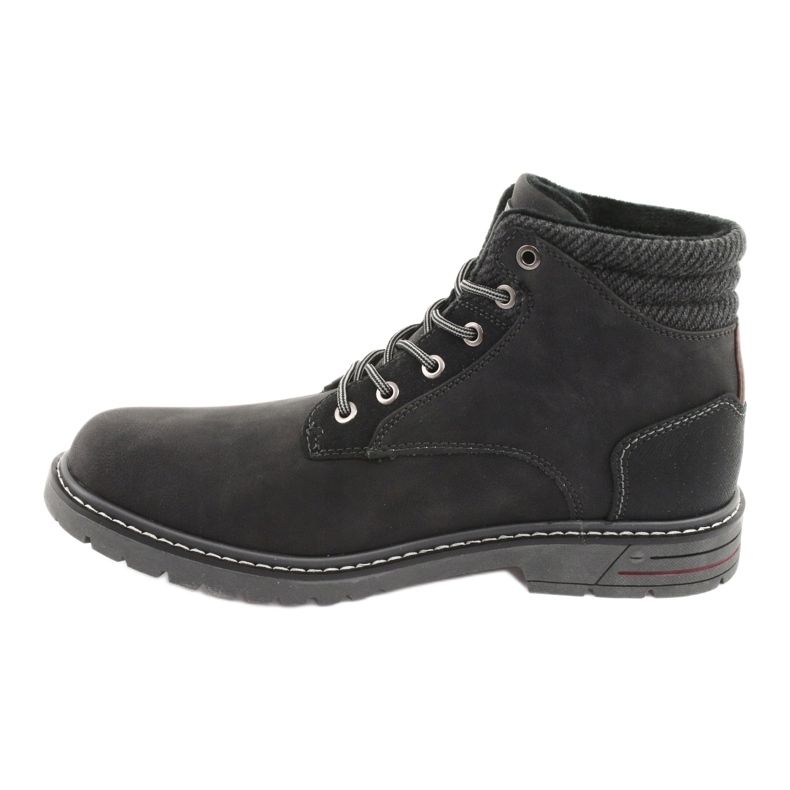American club RH35 bottes noires pour hommes 2