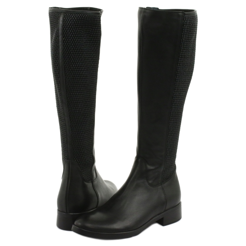 Bottines Bioeco avec élastique Arka 7504 noir le noir 4 Bottines Bioeco avec élastique Arka 7504 noir le noir 4