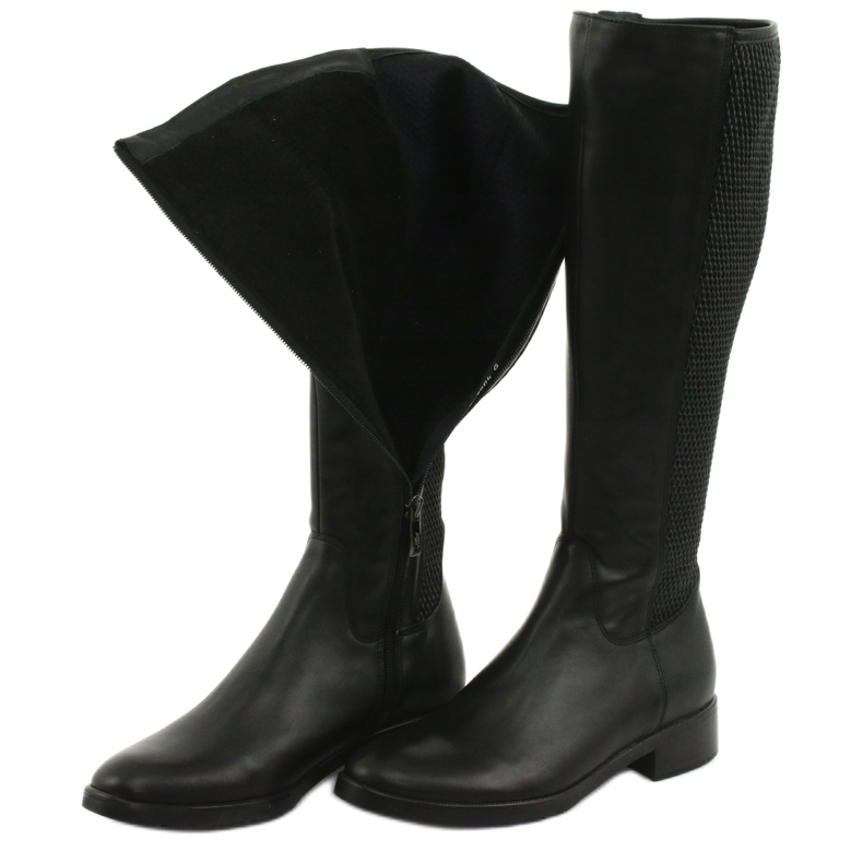Bottines Bioeco avec élastique Arka 7504 noir le noir 5 Bottines Bioeco avec élastique Arka 7504 noir le noir 5