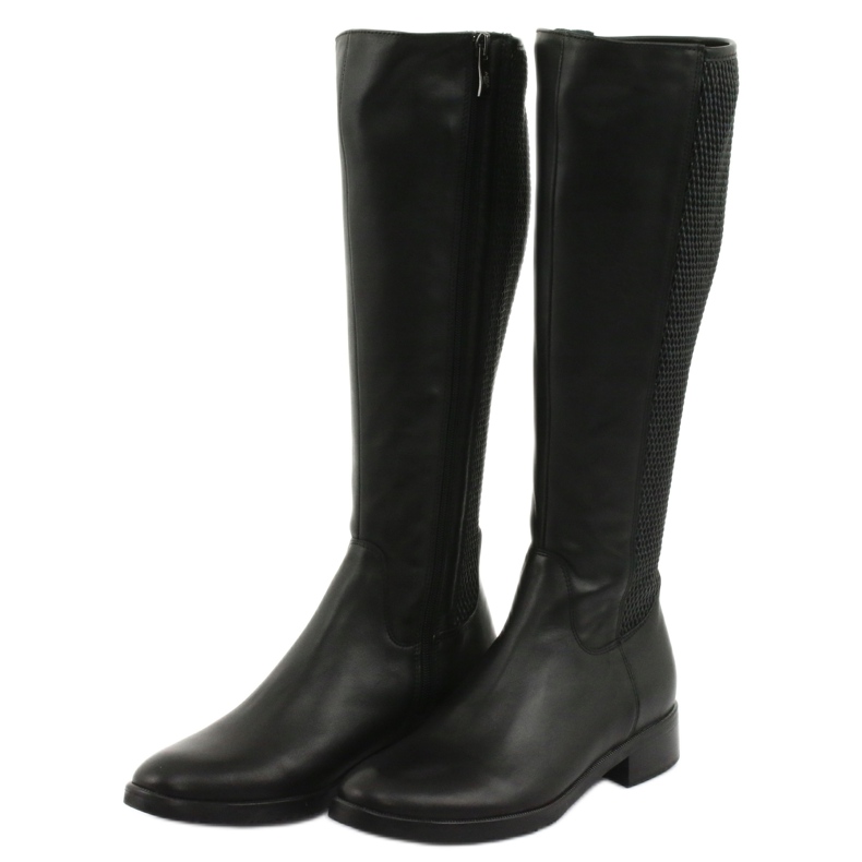 Bottines Bioeco avec élastique Arka 7504 noir le noir 3 Bottines Bioeco avec élastique Arka 7504 noir le noir 3