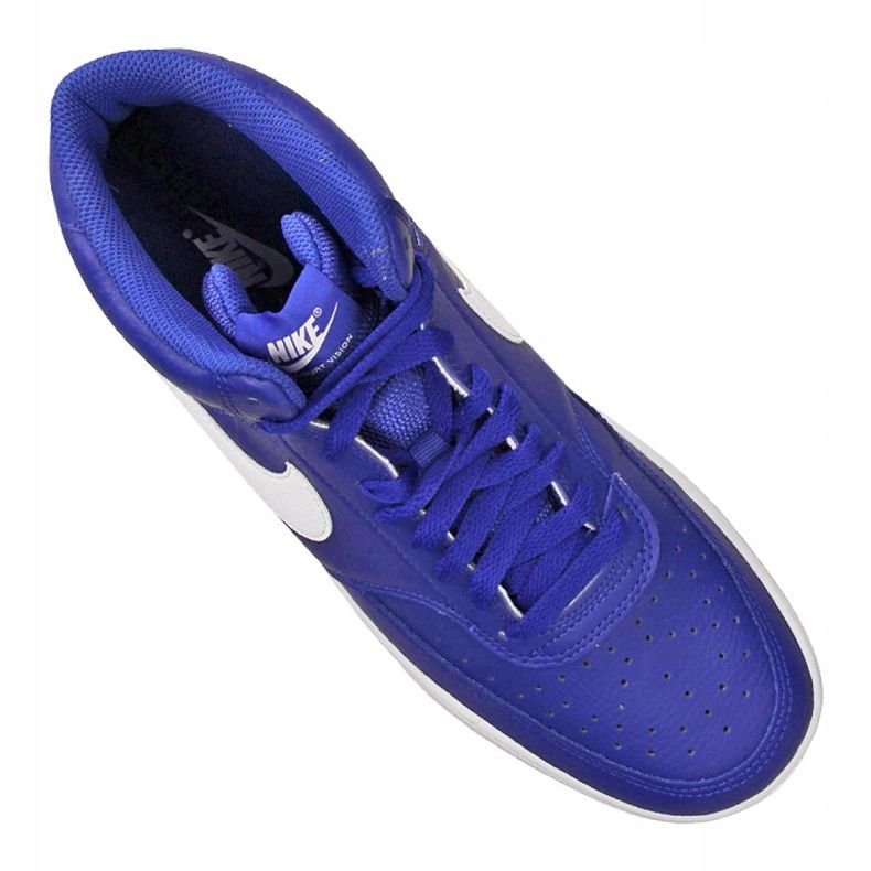 Chaussure Nike Court Vision Mid M CD5466-400 bleu 2 Chaussure Nike Court Vision Mid M CD5466-400 bleu 2