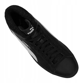 Puma Smash V2 Mid L Fur Jr 366895-05 le noir 2
