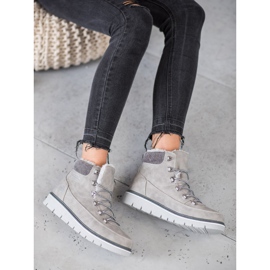 Goodin Trappeurs sur la plate-forme gris 2