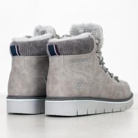 Goodin Trappeurs sur la plate-forme gris 1