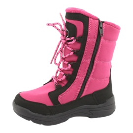 Bottes de neige avec American club SN13 membrane rose / noire 2