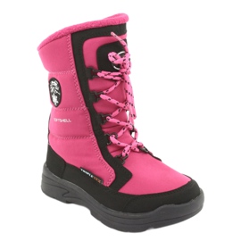 Bottes de neige avec American club SN13 membrane rose / noire le noir 1