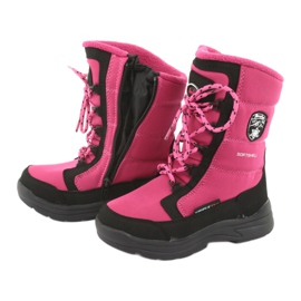 Bottes de neige avec American club SN13 membrane rose / noire 5