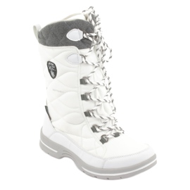 Bottes de neige avec membrane American Club SN08 blanche gris 1 Bottes de neige avec membrane American Club SN08 blanche gris 1