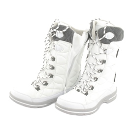 Bottes de neige avec membrane American Club SN08 blanche gris 5 Bottes de neige avec membrane American Club SN08 blanche gris 5