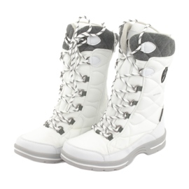 Bottes de neige avec membrane American Club SN08 blanche gris 3 Bottes de neige avec membrane American Club SN08 blanche gris 3
