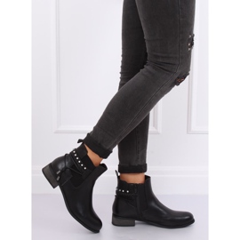 Bottines Chelsea noires pour femmes 846 Black 1