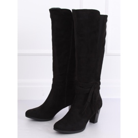 Bottines à talons noires VQ-307 Noir le noir 2