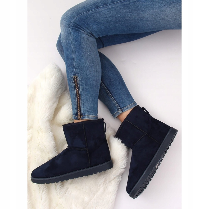 Bottes de neige emusy bleu marine C-08 Bleu 1