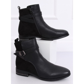 Bottines Jodhpur noires pour femmes 3332 Noir 1