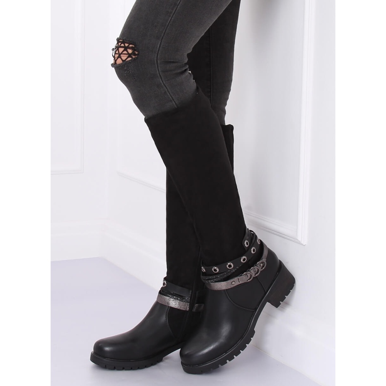 Bottes d'équitation sur le protecteur noir Z188 Black 2