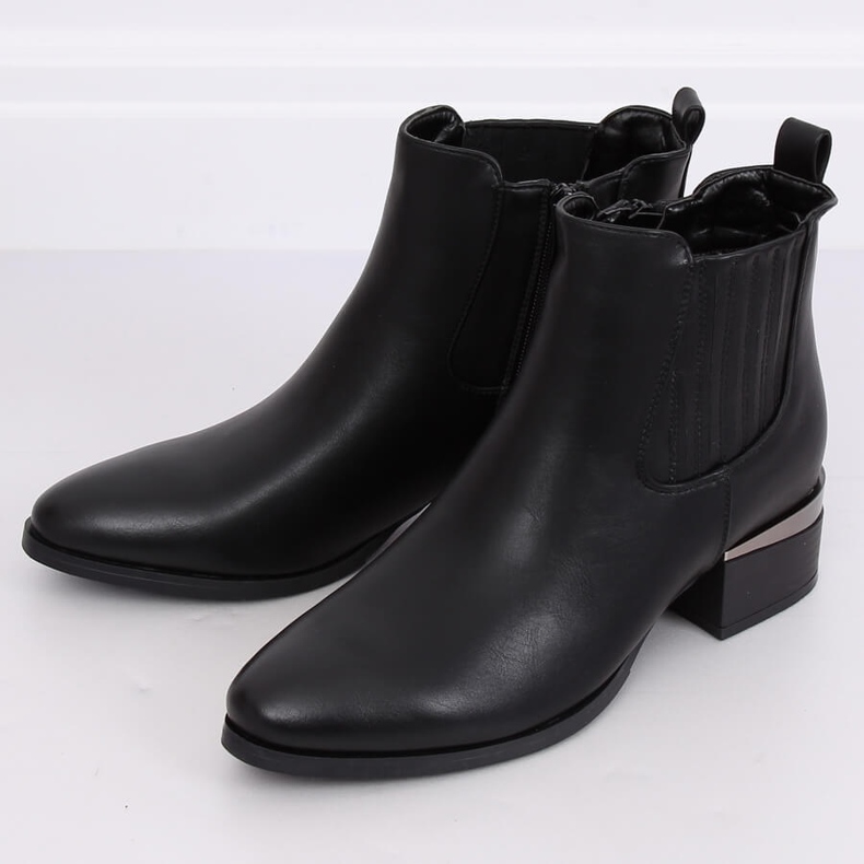 Bottines Chelsea noires pour femmes 3303 Noir 2