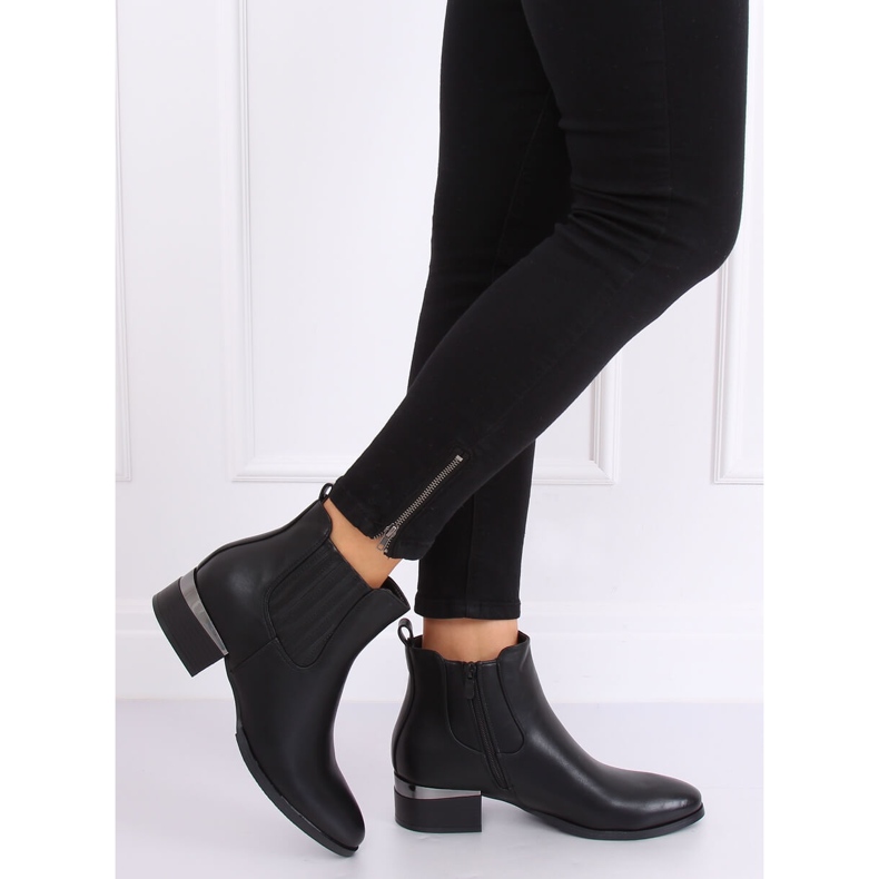 Bottines Chelsea noires pour femmes 3303 Noir 1