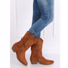 Camel NC972 Bottes de cowboy camel brun 2