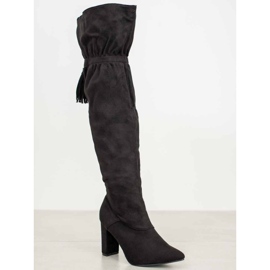 Seastar Bottes noires à franges le noir 5