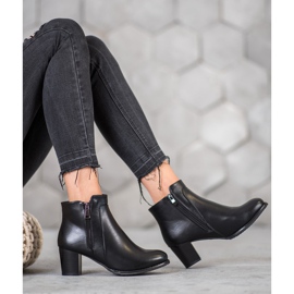 J. Star Bottines Avec Une Fermeture Éclair le noir 2