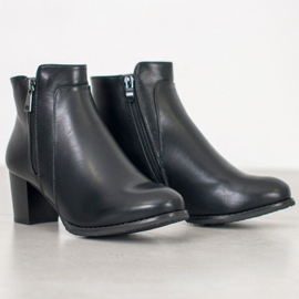 J. Star Bottines Avec Une Fermeture Éclair le noir 5
