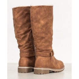 Super Me Bottes Avec Peau De Mouton brun 2