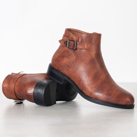 Small Swan Bottes basses classiques brun 2