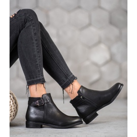 Small Swan Bottes basses classiques le noir 2