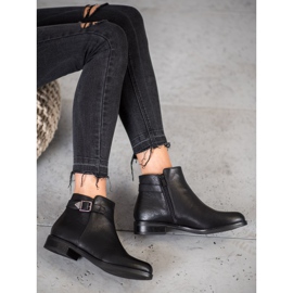 Small Swan Bottes basses classiques le noir 3