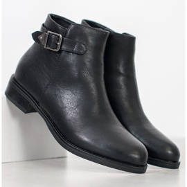 Small Swan Bottes basses classiques le noir 1