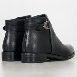 Small Swan Bottes basses classiques le noir 5