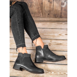 Small Swan Bottes noires décontractées le noir 4
