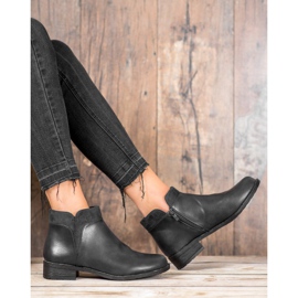 Small Swan Bottes noires décontractées le noir 3